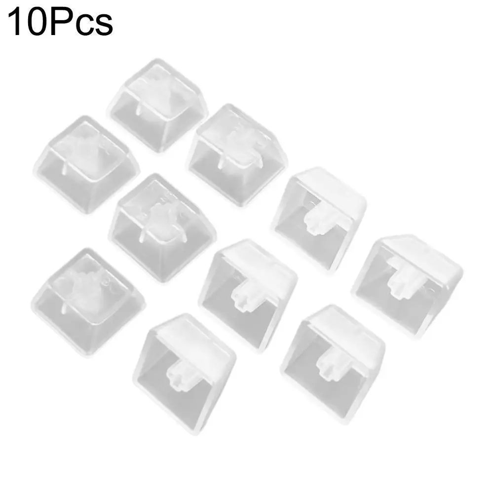 

10Pcs Transparent ABS Keycaps Mechanical Keyboard Keycaps Matte Backlit Keycaps for CHERRY Gateron Switch Mechanical Keyboard