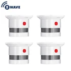 Датчик дыма HEIMAN Z-wave Plus, умный дом, европейская версия, 868,42 МГц, детектор дыма Z Wave, питание от аккумулятора, 4 шт.лот