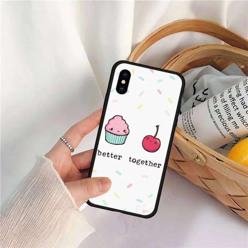 

Milk Biscuits BFF Couple friend Phone Case for iPhone 11 12 pro XS MAX 8 7 6 6S Plus X 5S SE 2020 XR
