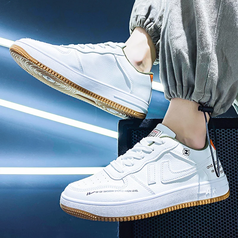 

Men's Sneakers Casual Skateboarding Shoes Summer Breathable Sport Shoes Classic White Shoes Zapatos Hombre