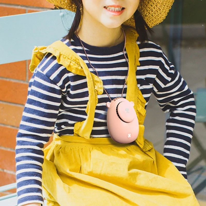 

Neck-Mounted Fan USB Charging Fan Portable Fan Suitable for Outdoor Office Travel Kitchen