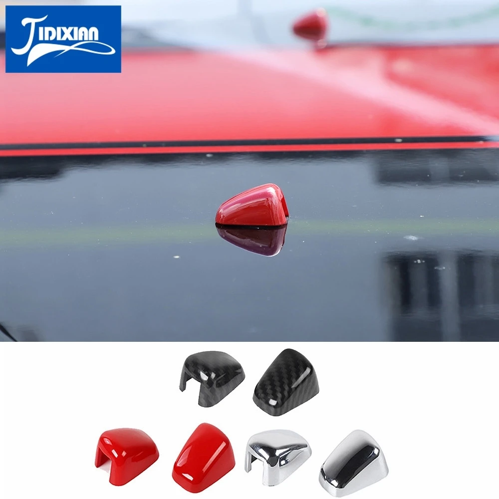 

JIDIXIAN Car Hood Front Wiper Nozzle Water Spray Decoration Cover for Dodge Challenger Charger RAM Durango Chrysler 300C
