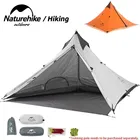Палатка Naturehike Spire туристическая на 1 человек, Ультралегкая двухслойная из силикона и нейлона, без полировки, 20D, для походов и путешествий