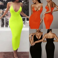 new women sexy bodycon sleeveless hollow out solid clubwear party long maxi dress