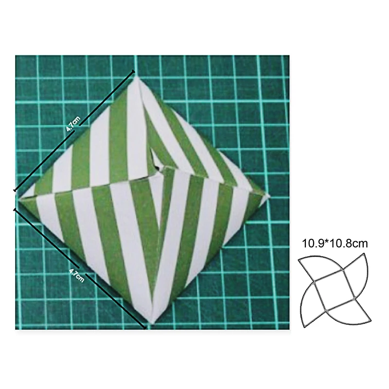 Ремесленные металлические штампы высечки 3D коробка сумка украшения Скрапбукинг