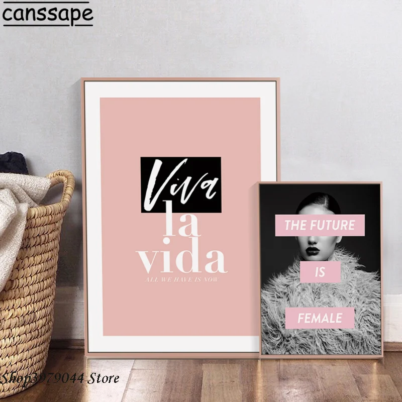 Постер поп арт макияж губная помада настенный художественный холст принт