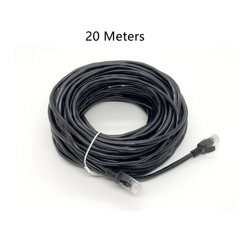 Патч-корд Cat5E Ethernet-кабель UTP высокоскоростной Черный RJ45 сетевой маршрутизатор