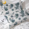 BlessLiving Pine Cones Pillowcase Green Natural for Adult Pillow Case Pine Tree and Leaves Pillow Cover Fresh Bedding 50x75cm 1