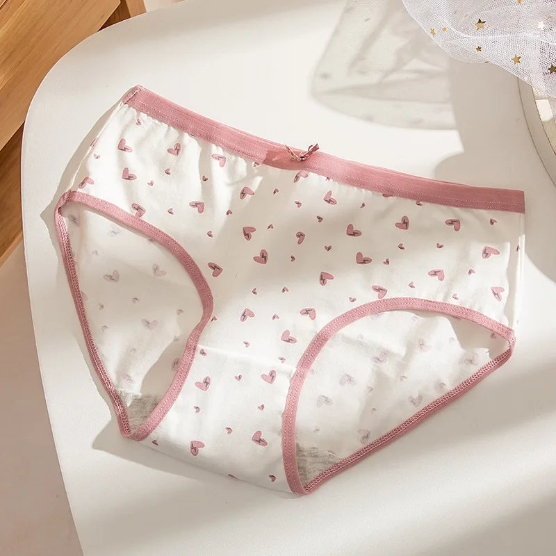 

ET2905 M-XL 100% Cotton Girl Panties Female Underpants Cute Panties for Women Briefs Girl Underwear Lingerie