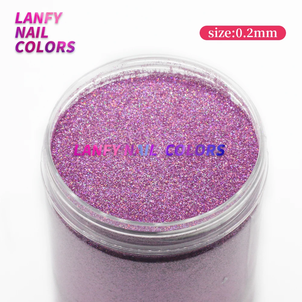 

YC4307 Glitter Light Purple Laser Powder Nail Art Glitter Nails Hair Body Face Eyes Glitter Decoration Party Festival Glitter