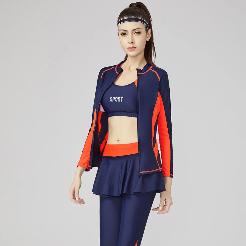 Женский купальник 2021 женский Rashguard с длинным рукавом для серфинга Спортивный