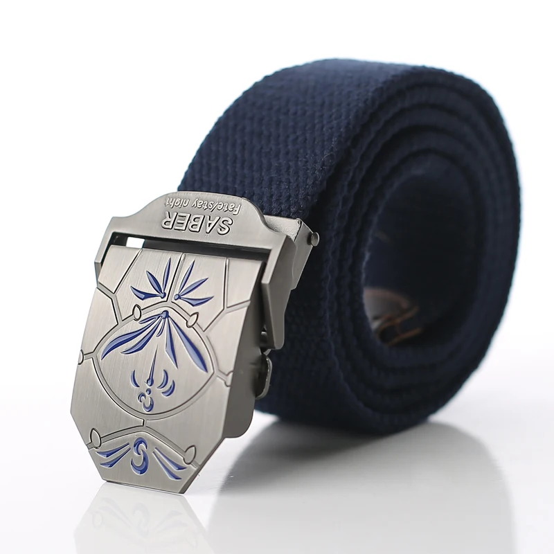 Поясной ремень с рисунком Аниме Судьба оставающаяся ночь аквариумный Черный