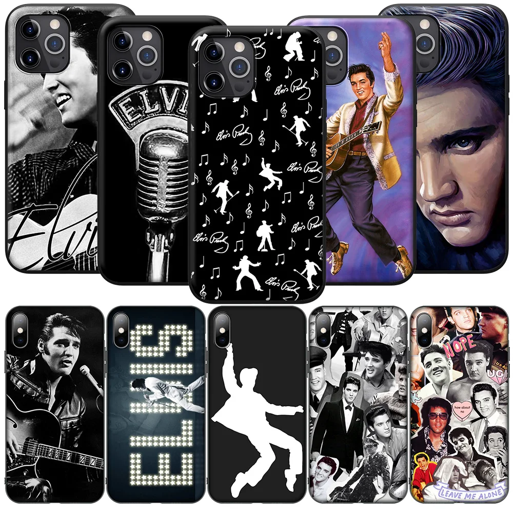 GX64 Elvis Presley силиконовый мягкий чехол для iPhone 13 12 Mini 11 Pro XS Max XR X 8 7 6 6S Plus 5 5S SE 2020 |