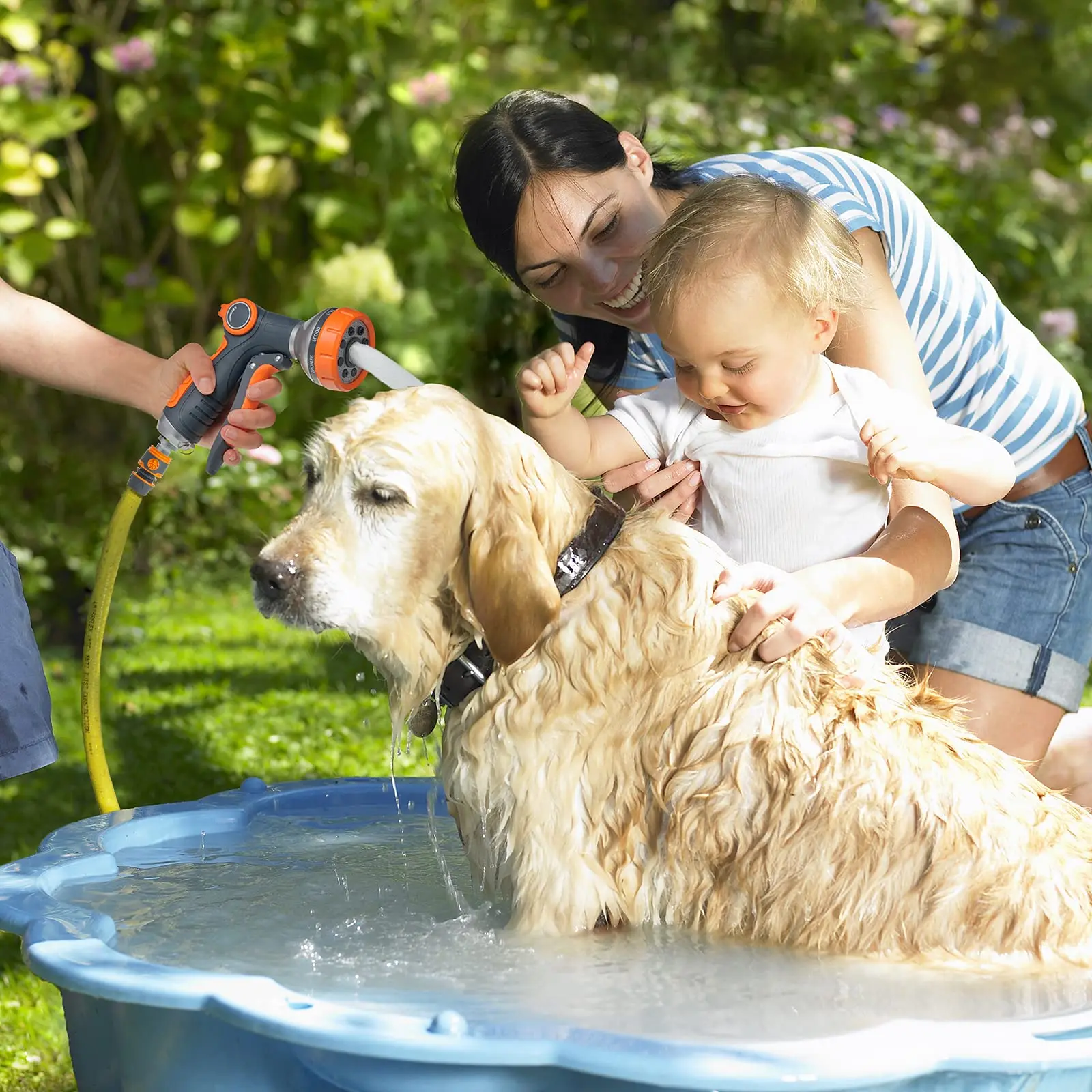 6 шт./компл. садовый водный пистолет набор 8 узор ручной высокого Давление