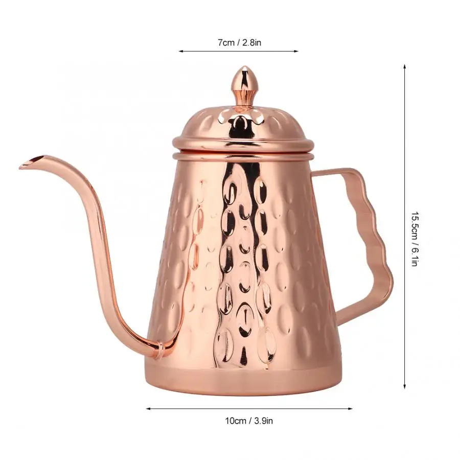

Teapot Drip Coffee Pot Point Stainless Steel Coffee Drip Pot Pouring Drip Kettle Long Mouth Hand Punch Coffee Pots milk New