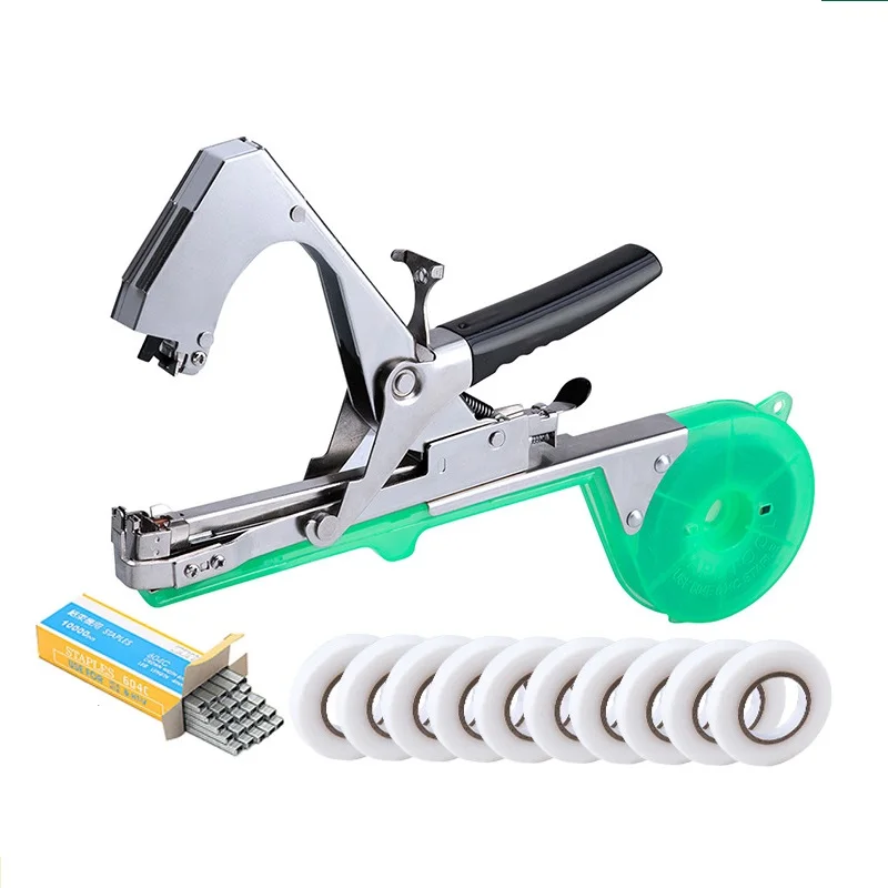 M&aacute;quina para atar ramas de verduras y flores, grapadora de enredadera, dispositivo de atado-4