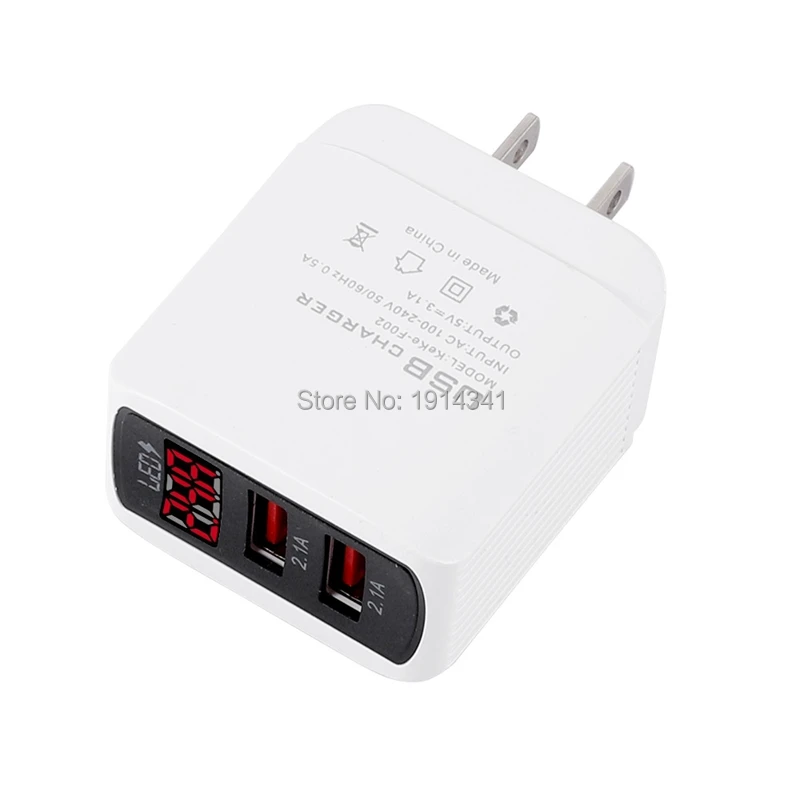 Оптовая продажа 100 шт./лот EU US UK plug 2 USB порта зарядное устройство адаптер настенное
