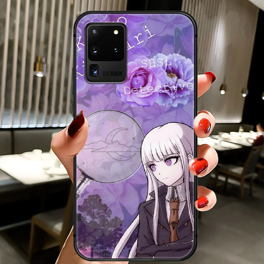 

Danganronpa Kirigiri Kyouko Anime Phone Case Cover Hull For Samsung Galaxy S 6 7 8 9 10 e 20 Edge Uitra Note 8 9 10 Plus black