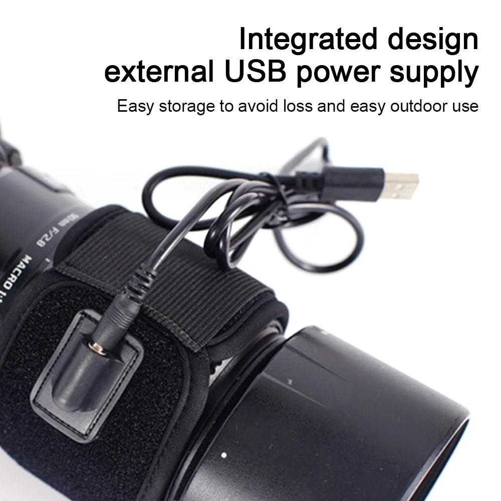 EYSDON Telescope Lens Anti Fog Heater Defogging Strap USB Dew Remover ​Warmer Belt