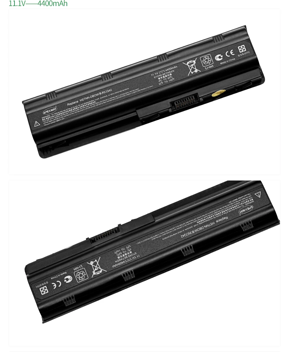 Apexway 11,1 V Батарея для hp Compaq Pavilion G6 G4 G61 G7 DM4 DV3 DV5 DV6 DV7 CQ42 CQ43 CQ62 CQ72 MU06 593553-001 аккумулятор большой емкости HSTNN-LB0W