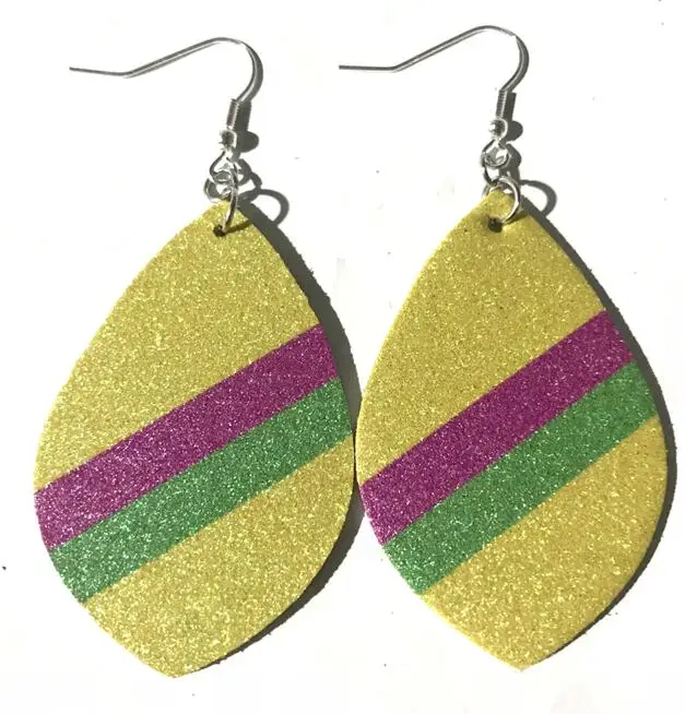 2019 love Heart Faux Leather Earrings for woman Cute Creative Earring wholesale | Украшения и аксессуары