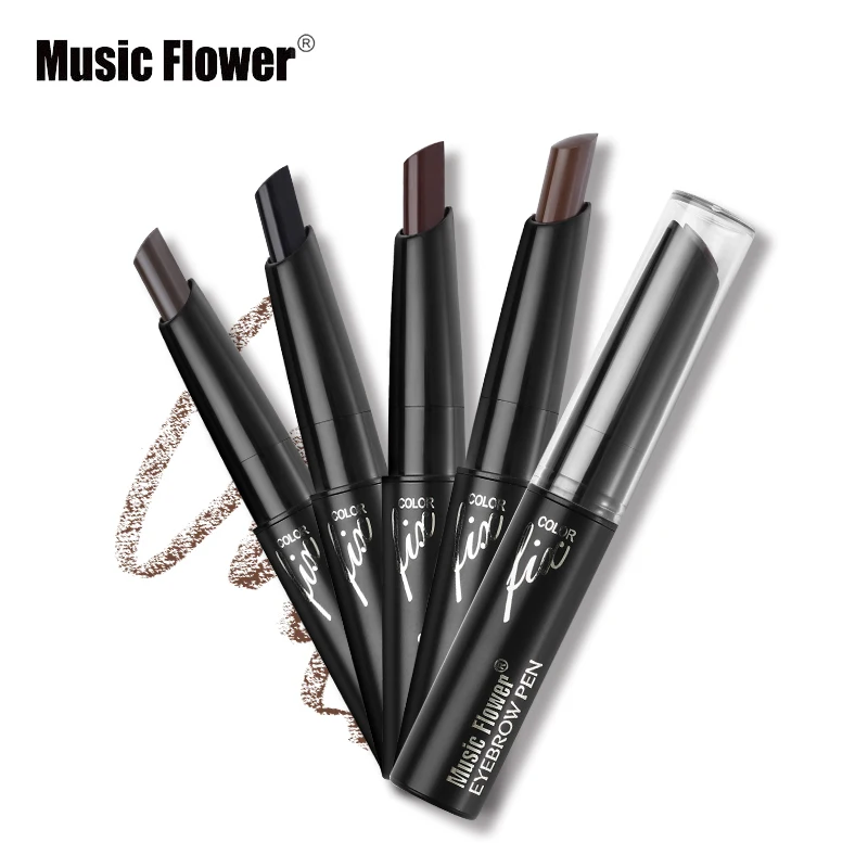 Косметика для макияжа глаз от бренда Music Flower 4 цвета шелковая ручка бровей