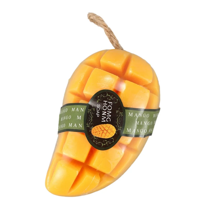 Натуральное Отбеливающее мыло ручной работы экстракт фруктов уменьшает темное