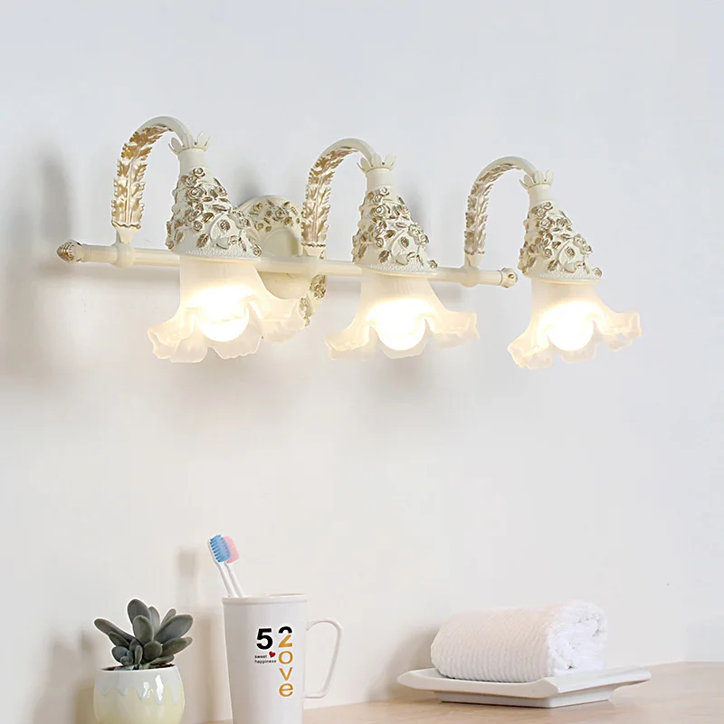 E14 стеклянный абажур для светодиодной лампы Ванная комната Светильник туалет