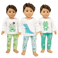 happy elfin fashion frog suit wear for 43cm baby born doll clothes 18inch born babies dolls clothes and doll accessories selling