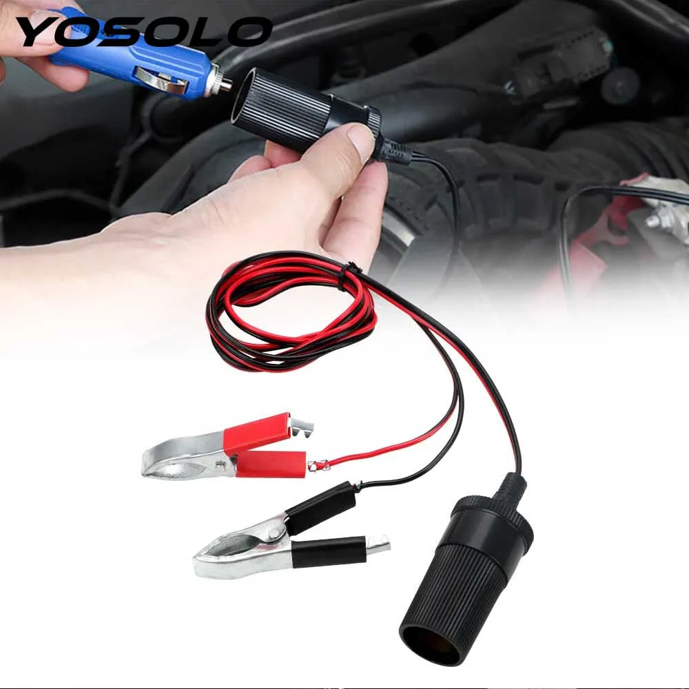 Зажим зажим для клеммы автомобильного аккумулятора адаптер прикуривателя 12 В 15 а