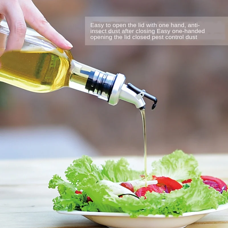 Oil Bottle Glass Leak-Proof Oiler Vinegar Jug Cruet Soy Sauce Bottles Small Kitchen Supplies |