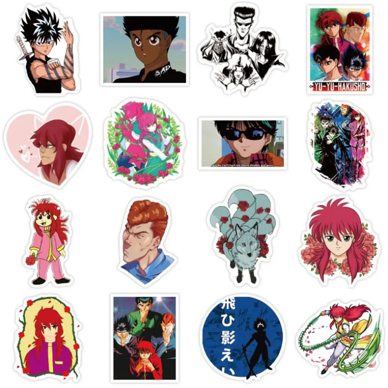 

10/30/50 PCS young friends cute cartoon characters graffiti luggage laptop guitar waterproof sticker decoration wholesale