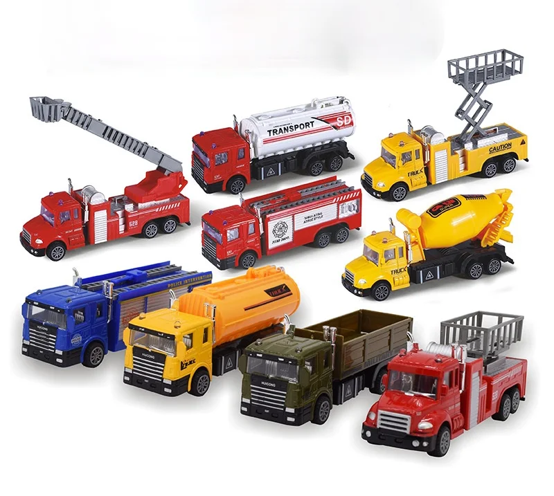 16 см литый под давлением металлический инженерный автомобиль пожарная машина