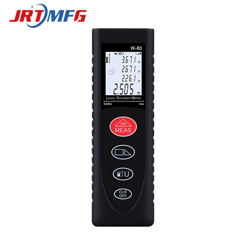 Лазерный дальномер JRTMFG для измерения площади/объема/длины небольшой