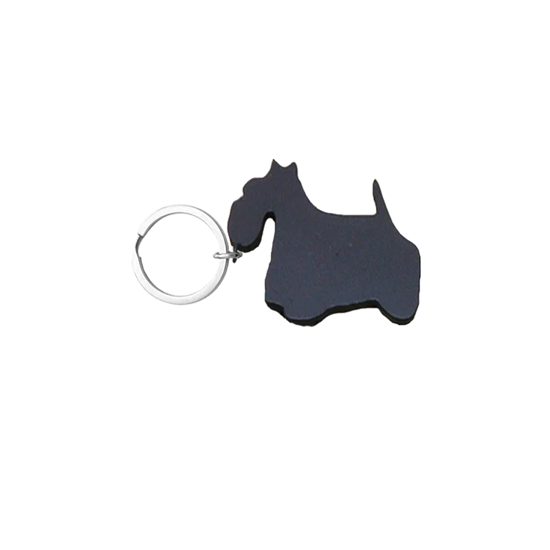 Шотландский терьер брелок на заказ все виды животных для сумок аксессуары черная