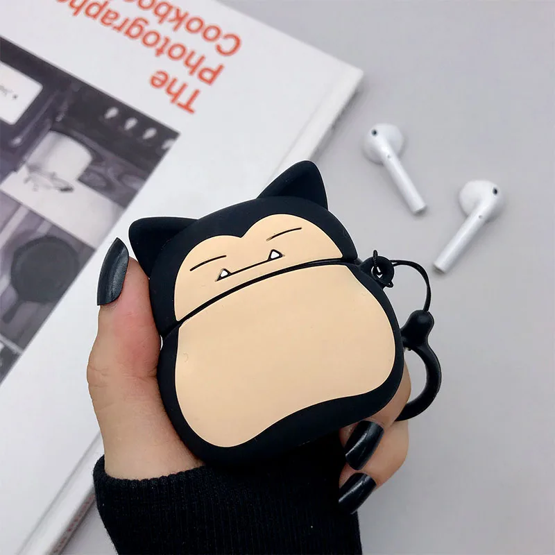 Bulbasaur Ring Chain Soft Silicone Case Cover For AirPods - Color: 7