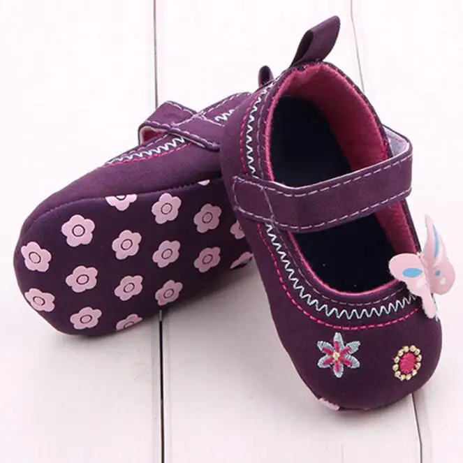 

Baby Shoes Butterfly Soft Sole Toddler Shoes Fashion First Walkers First Walkers Soft Comfort Anti-slip Infant