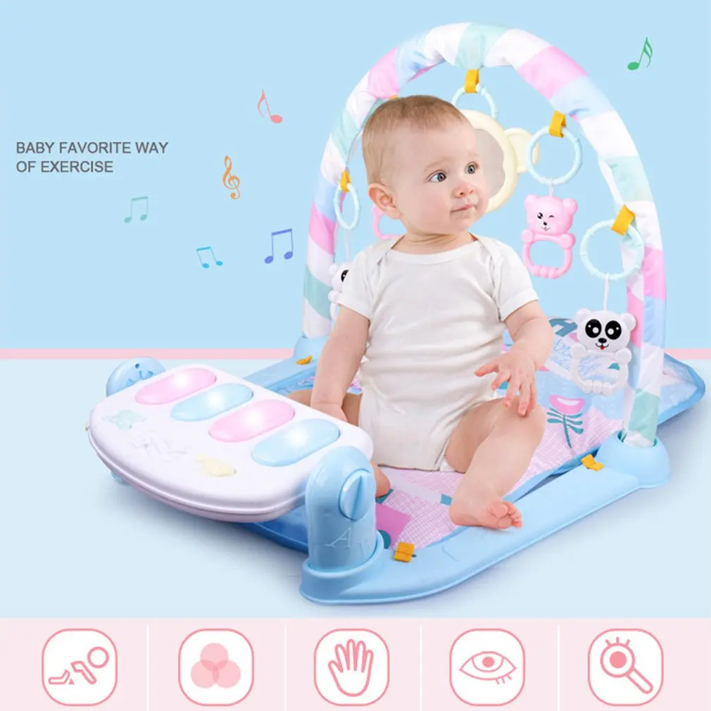 5 в 1 детские мягкие коврики для игр тренажерном зале музыкальный центр игрушка
