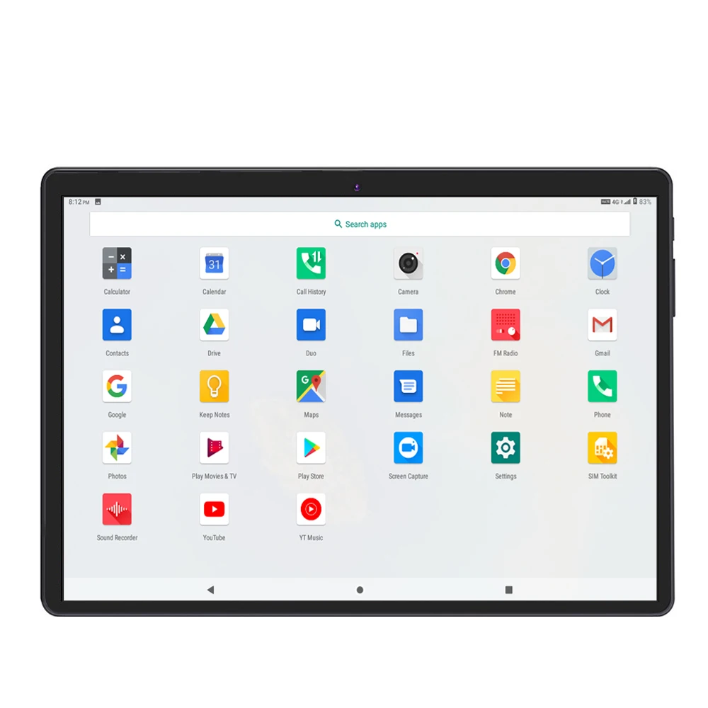 10 1 inch tablet pc new android 9 0 android tablets 3g4g phone call octa core 4gb64gb rom bluetooth wi fi 2 5d steel screen free global shipping