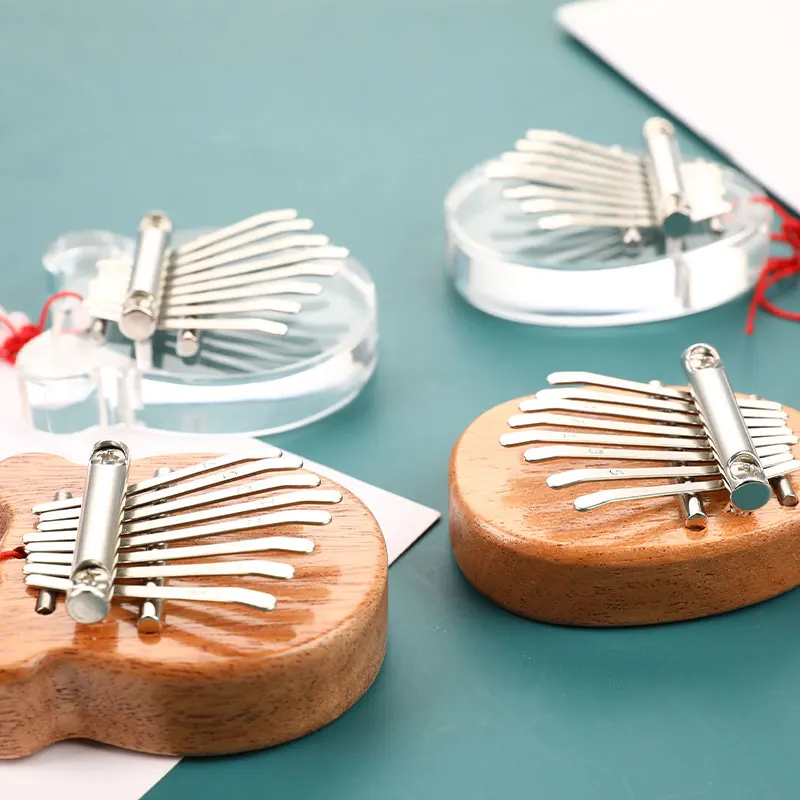 Акриловое пианино для большого пальца Woodev/8 тонов Kalimba Mini |