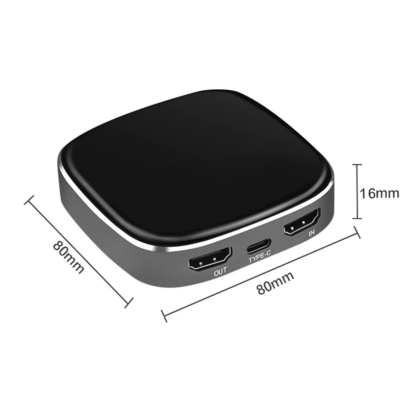 TYPE C HDMI совместимая с USB 3 0 карта видеозахвата 4K 1080P 60fps Full HD видеорегистратор ТВ