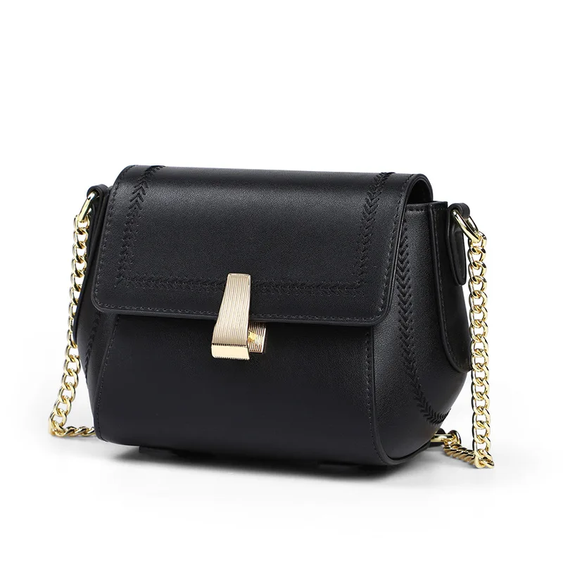 

Viney small bag women's 2020 new leather fashion network red chain bag hundreds of ins one-shoulder sloping women's bag