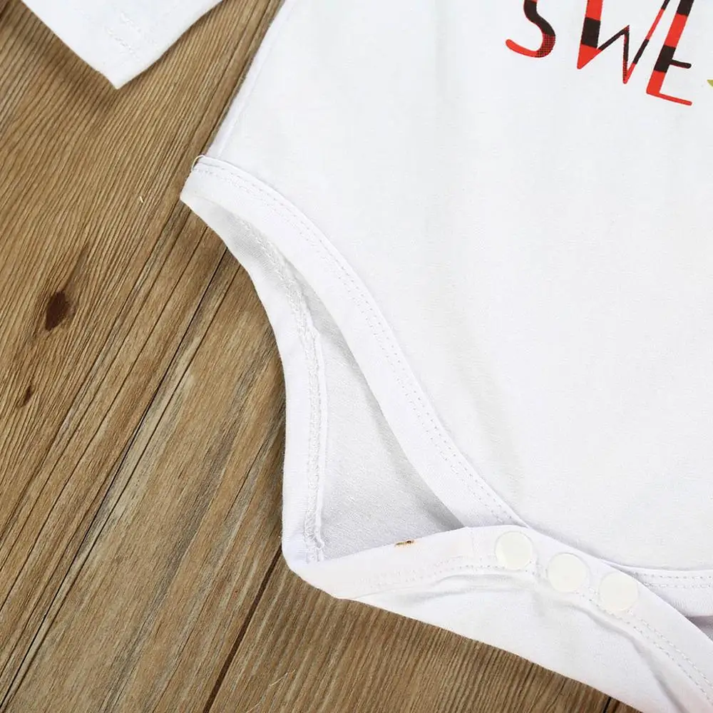 Милая Одежда для девочек Лидер продаж новый комбинезон с принтом рождественских