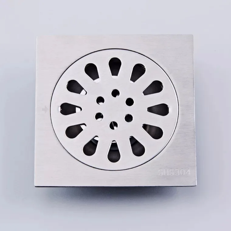 

304 Stainless Steel Floor Drain, Anti-blocking, Deodorizing, Self-sealing Core, Bathroom Sewer, Washing Machine Floor Drain