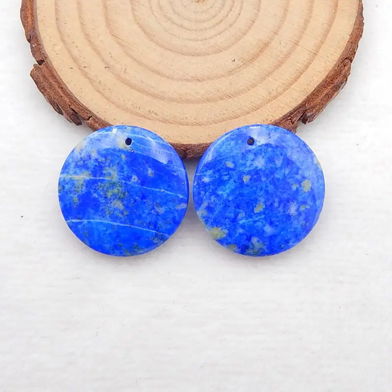 Модные серьги из натурального камня с лазуритом для женщин ювелирные изделия