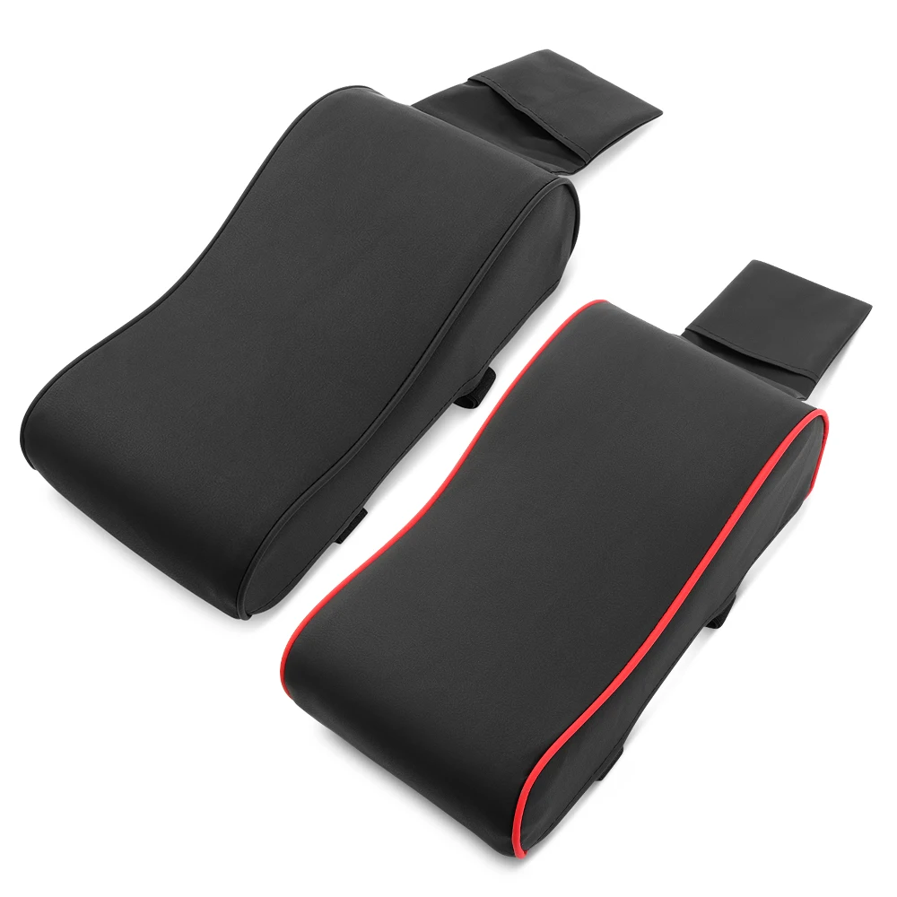 Кожаный Автомобильный подлокотник подушка автомобильная центральная консоль