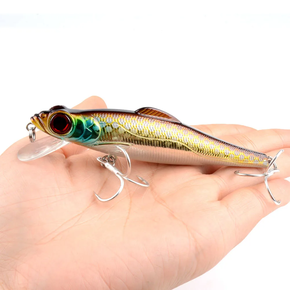 

Bionic Bait 17G/11.5CM Giant Fishing Fake Bait Floating Center of Gravity Shift Long-term Fishing Bait Hard Bait Sea Fishing