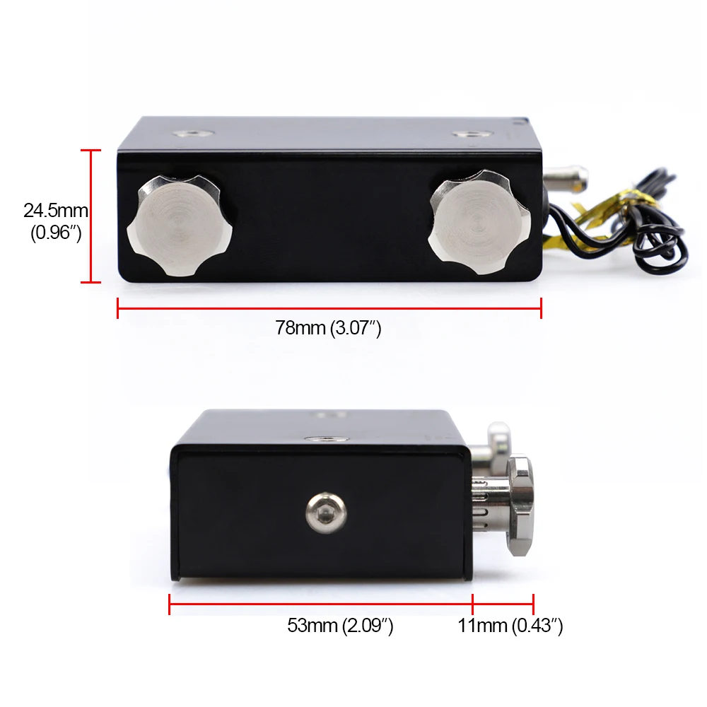 Регулируемый Черный двухступенчатый электронный турбокомпрессор турбонаддува