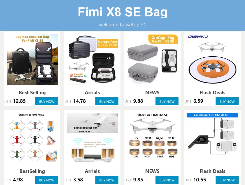 Обновленный Дорожный Чехол, сумка на плечо для Xiaomi FIMI X8 SE, портативный ручной чехол для переноски, сумка, водонепроницаемые аксессуары