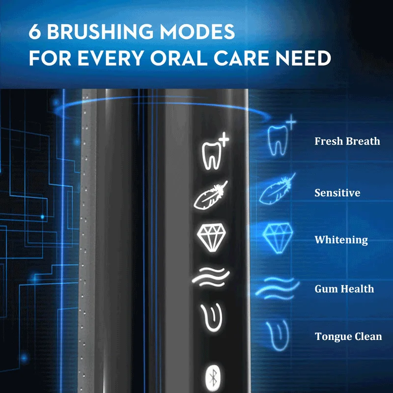 Зубная щетка Oral B 9000 электрическая с Bluetooth технологией 6 режимов работы 12